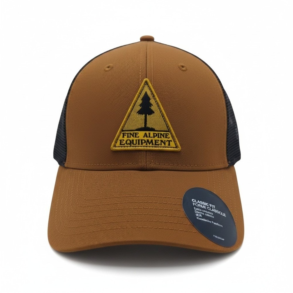 The North Face Graphic Mudder Trucker Hat Burnt Umber Brown NF0A8CP2C79-OS NEW